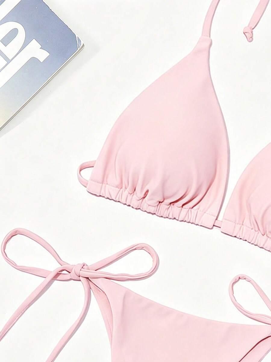SWIM BASICS RÓŻOWY DWUCZĘŚCIOWY STRÓJ KĄPIELOWY S09__XS