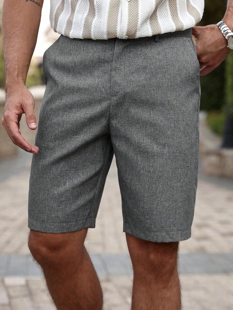 MANFINITY SZARE SPODENKI CASUAL S06__XL