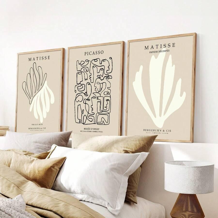 SHEIN OBRAZ NA PŁÓTNIE 3-PACK S07__50X70CM