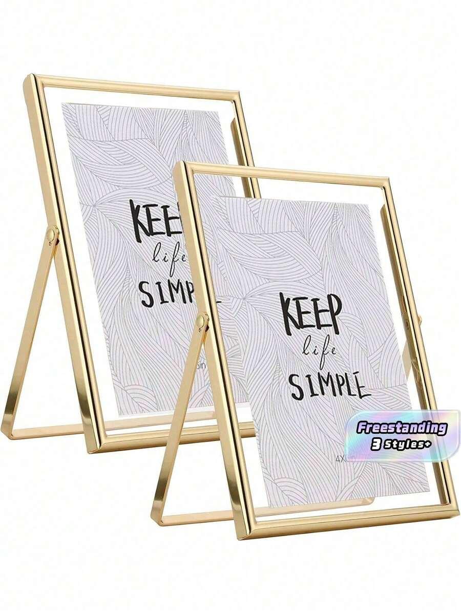 SHEIN ZŁOTA RAMKA NA ZDJĘCIE S07__25X30CM