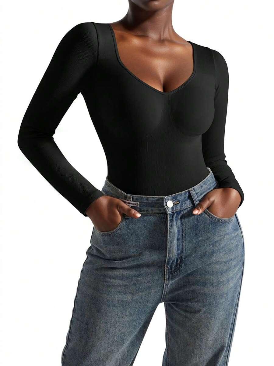 SHEIN CZARNE MODELUJĄCE BODY S06__XXL