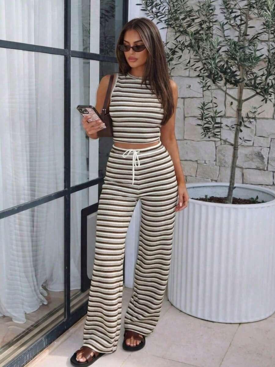 SHEIN KOMPLET TOP SPODNIE S06__M