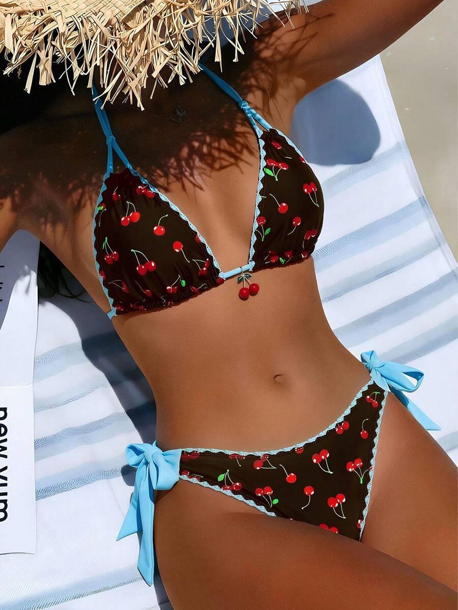 SHEIN DWUCZĘŚCIOWY STRÓJ KĄPIELOWY S09__M