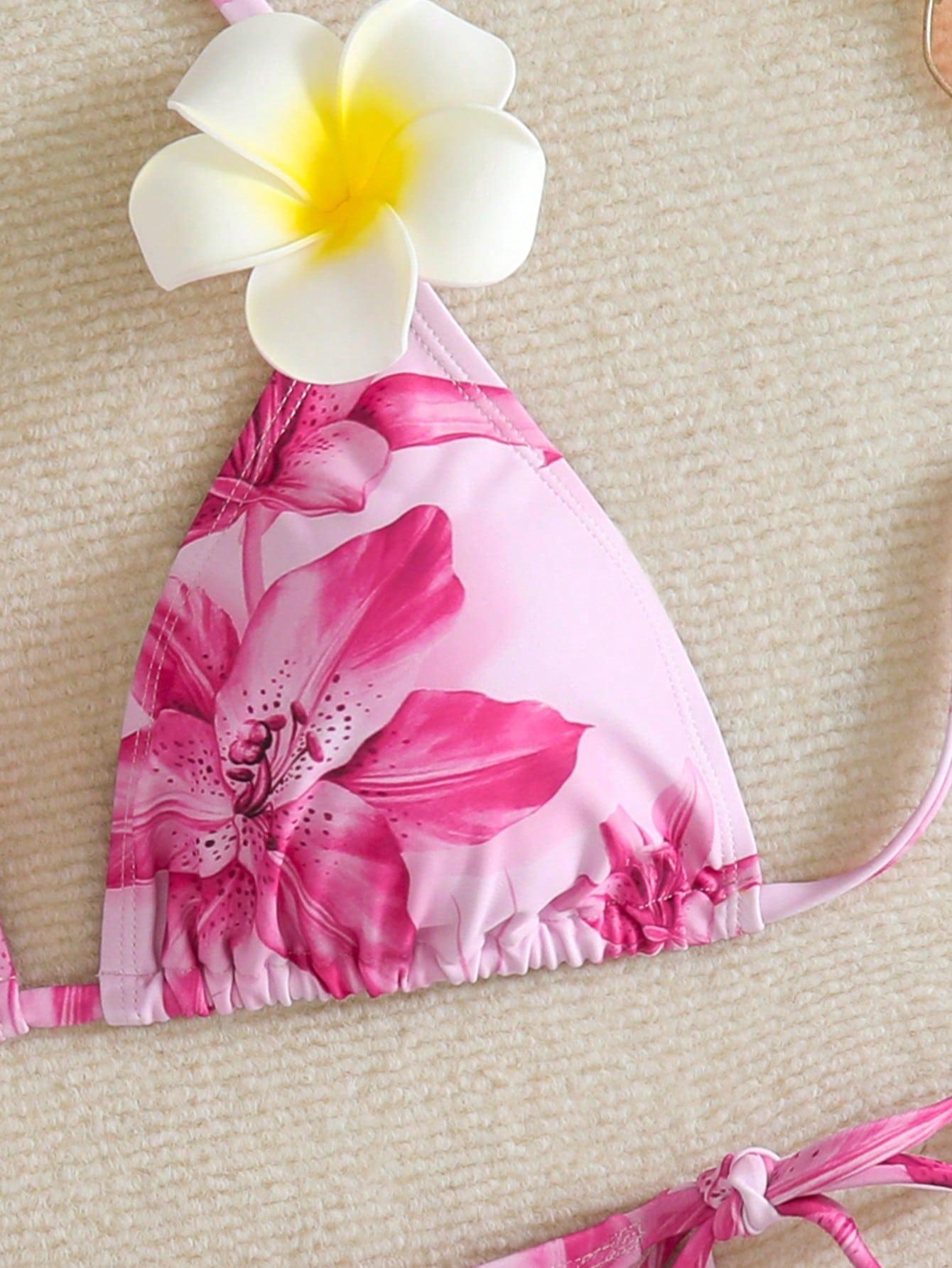 SHEIN DWUCZĘŚCIOWY STRÓJ KĄPIELOWY S09__S
