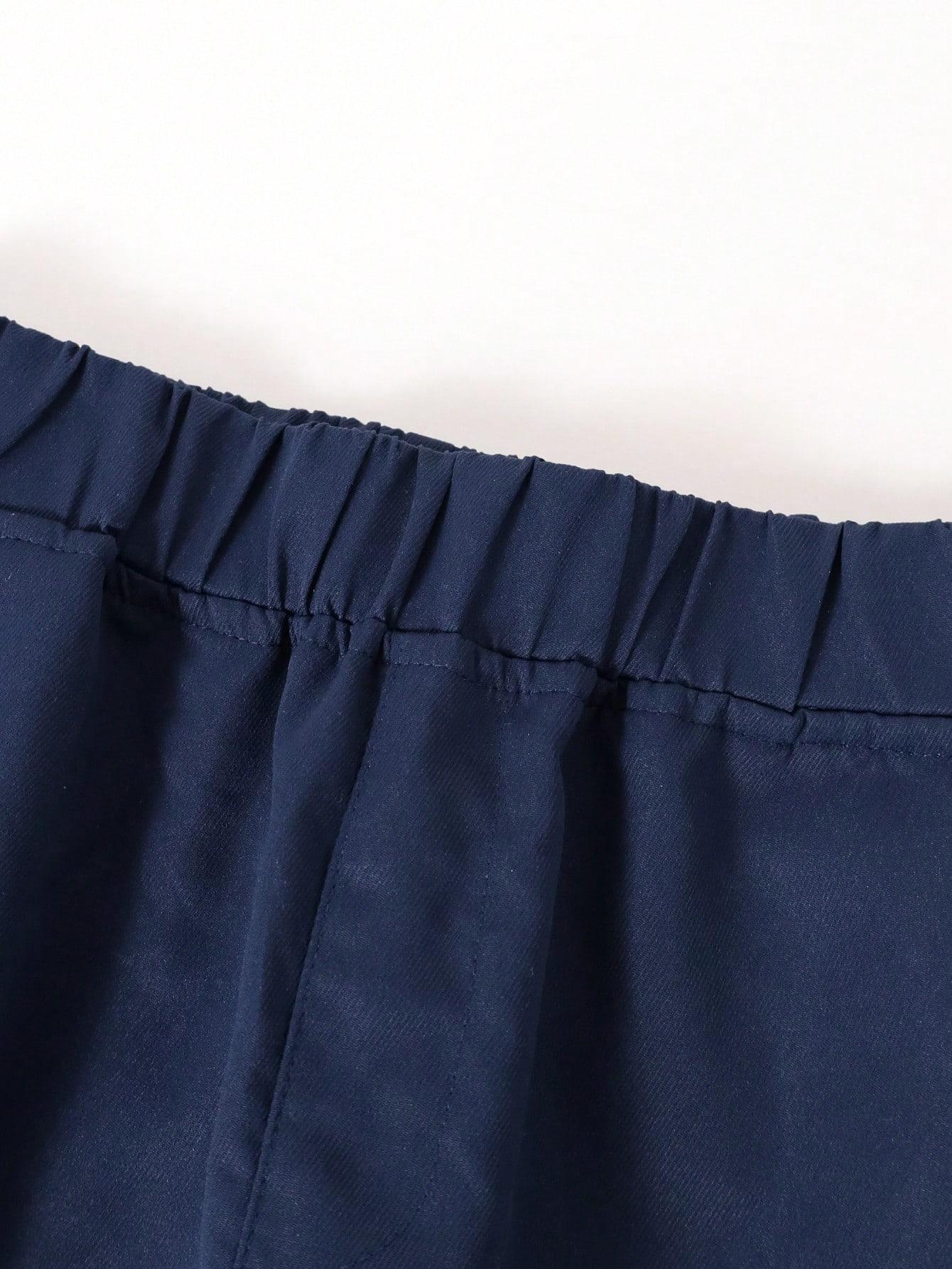 SHEIN GRANATOWE SPODNIE S06__164/170