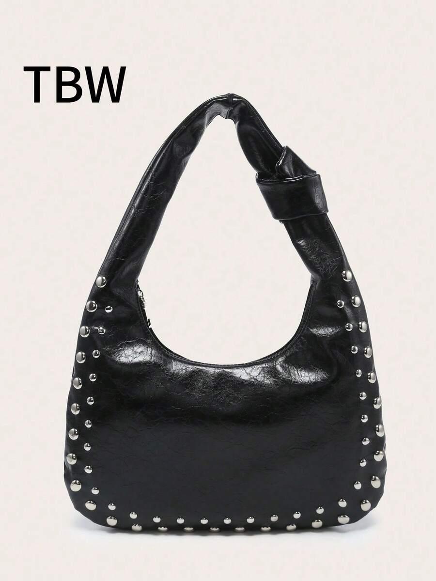 SHEIN CZARNA TOREBKA IMITACJA SKÓRY S07__19X34CM