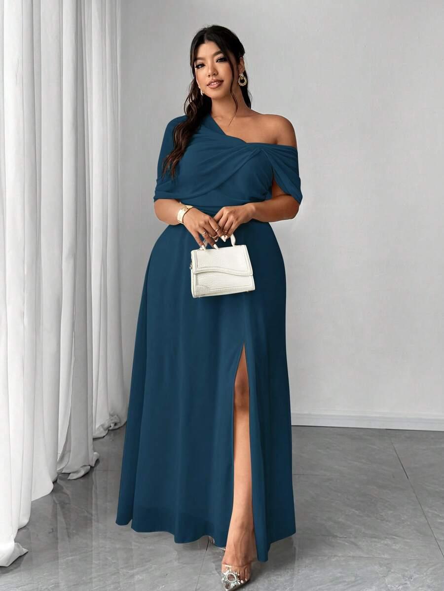 SHEIN NIEBIESKA MAXI SUKIENKA S06__54