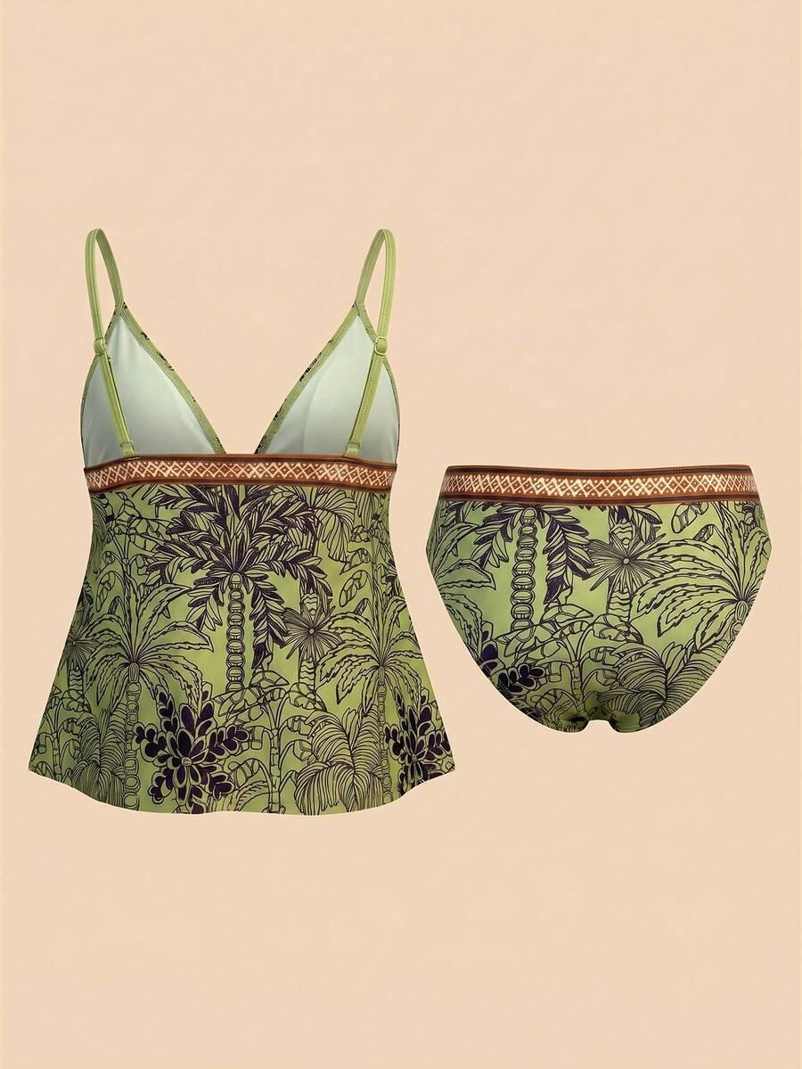 TRAVACHIC DWUCZĘŚCIOWY STRÓJ KĄPIELOWY TANKINI WZÓR S09__XL