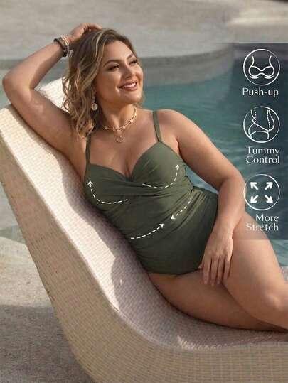 SHEIN JEDNOCZĘŚCIOWY STRÓJ KĄPIELOWY S09__50