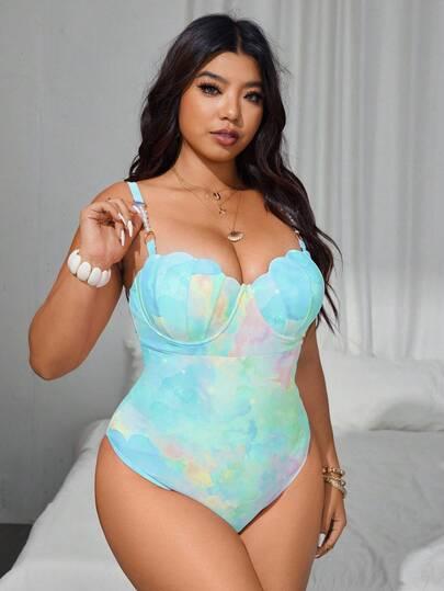 SHEIN JEDNOCZĘŚCIOWY STRÓJ KĄPIELOWY S09__48