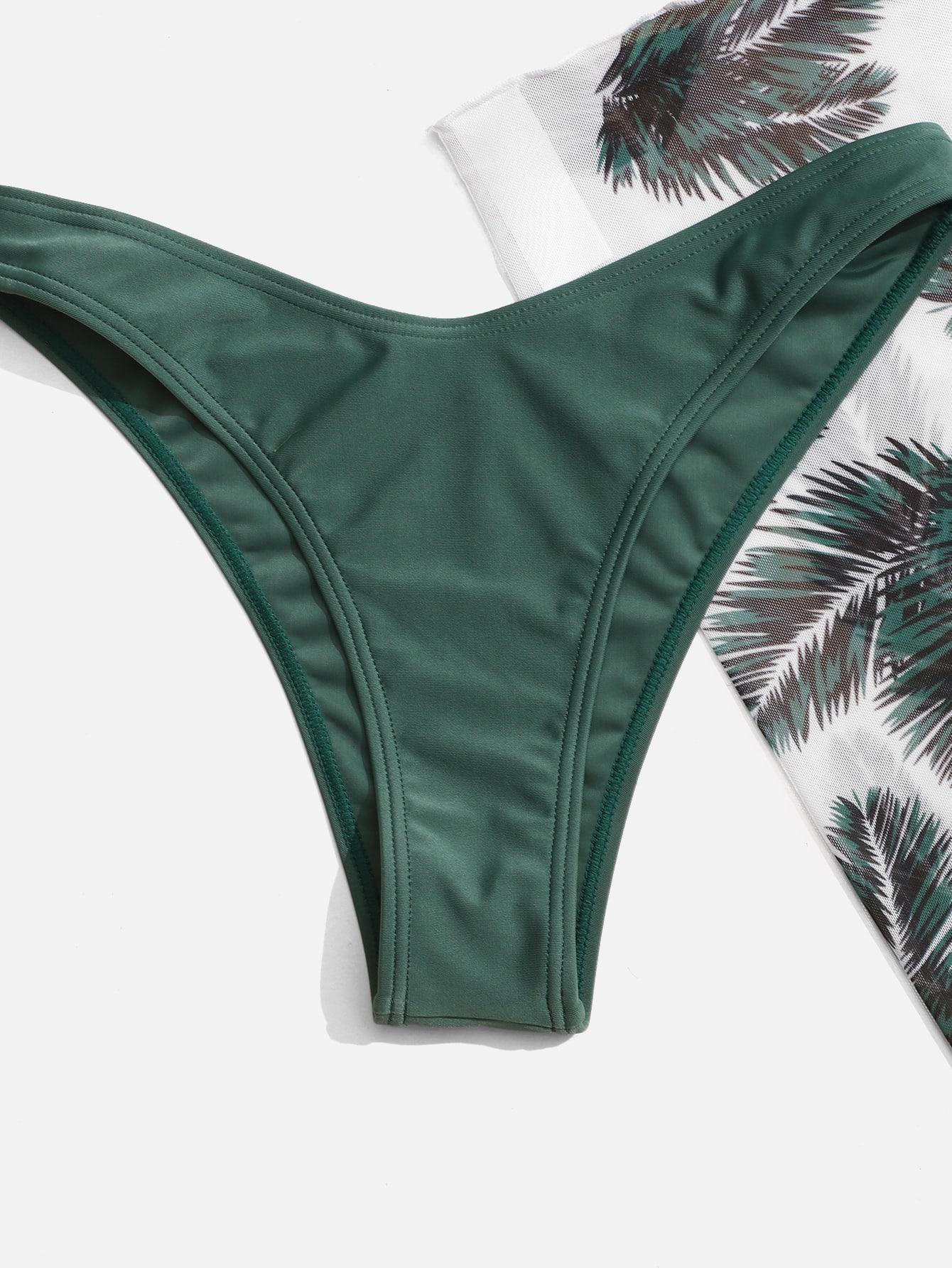 SHEIN DWUCZĘŚCIOWY STRÓJ KĄPIELOWY PAREO S09__S