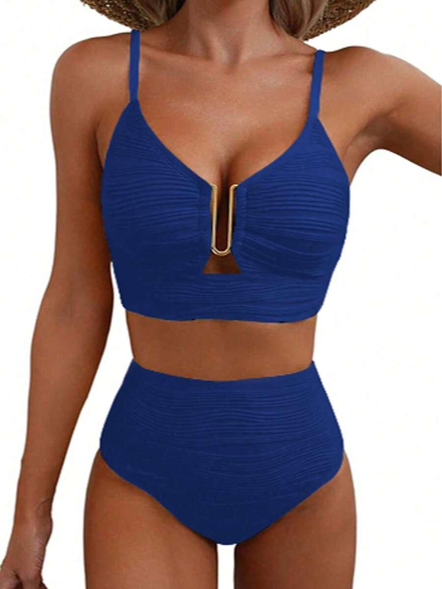SHEIN DWUCZĘŚCIOWY STRÓJ KĄPIELOWY S09__XL
