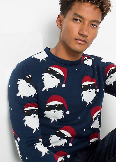 RAINBOW SWETER WZÓR ŚWIĄTECZNY BDD__52/54