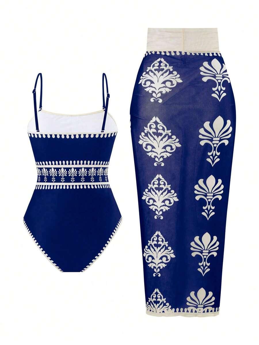 SWIM OASIS JEDNOCZĘŚCIOWY STRÓJ KĄPIELOWY PAREO S09__M