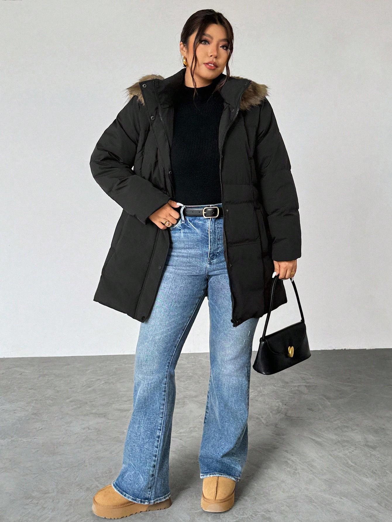 SHEIN CZARNA KURTKA KAPTUR W01__48