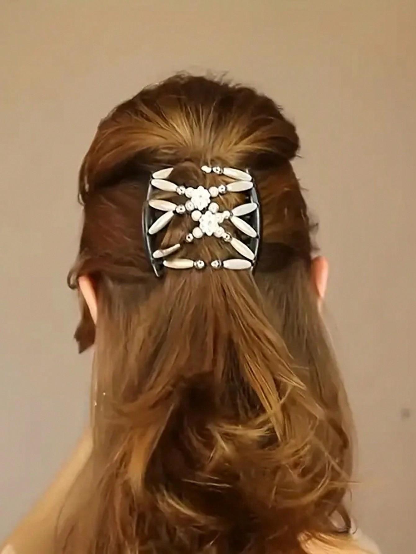 SHEIN CZARNA OZDOBA DO WŁOSÓW SPINKA S07