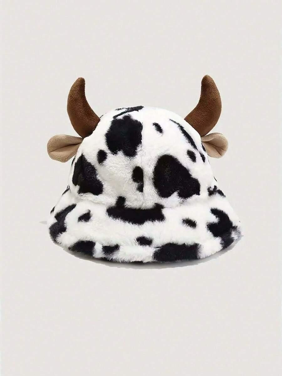 SHEIN KAPELUSZ BUCKET ANIMAL PRINT S07__OS