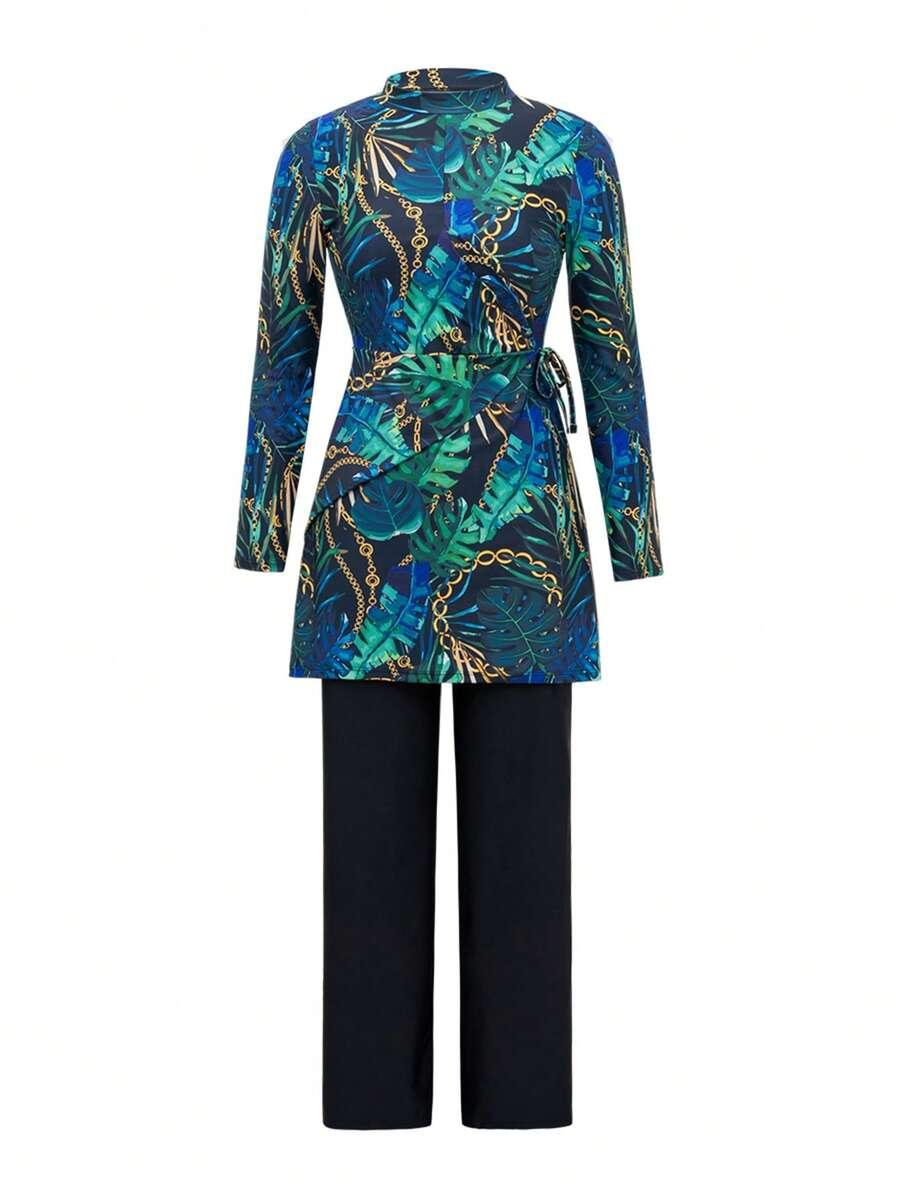 SWIM MULVARI DWUCZĘŚCIOWY STRÓJ KĄPIELOWY BURKINI PRINT S09__M