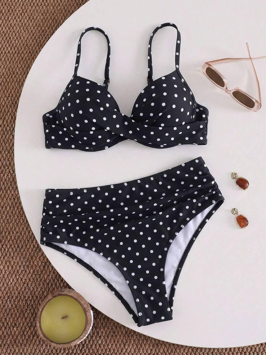 SHEIN DWUCZĘŚCIOWY STRÓJ KĄPIELOWY S09__M