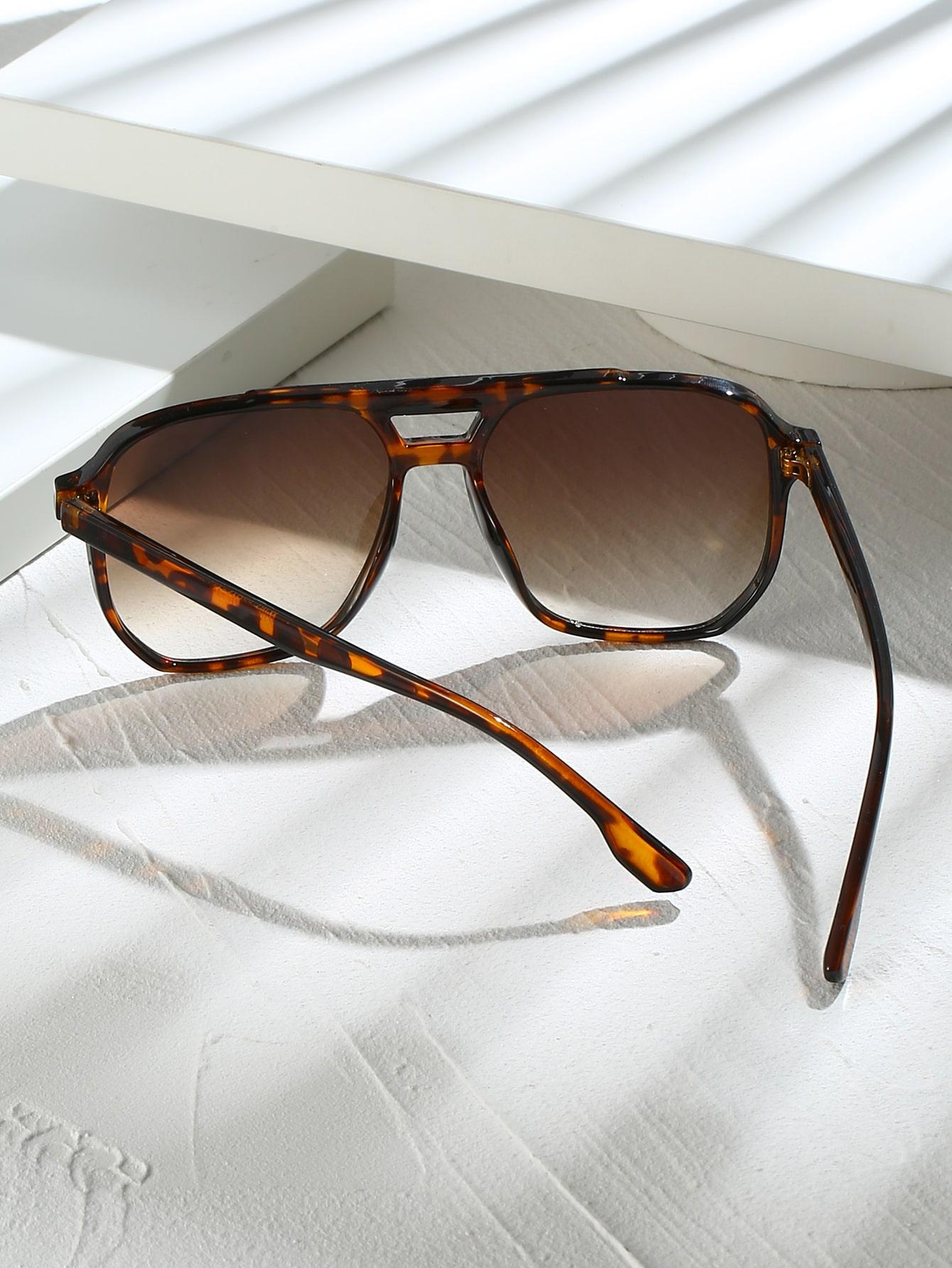 SHEIN OKULARY PRZECIWSŁONECZNE ANIMAL PRINT S07