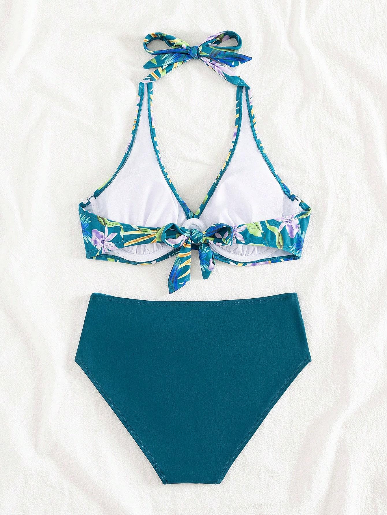 SHEIN DWUCZĘŚCIOWY STRÓJ KĄPIELOWY S06__M