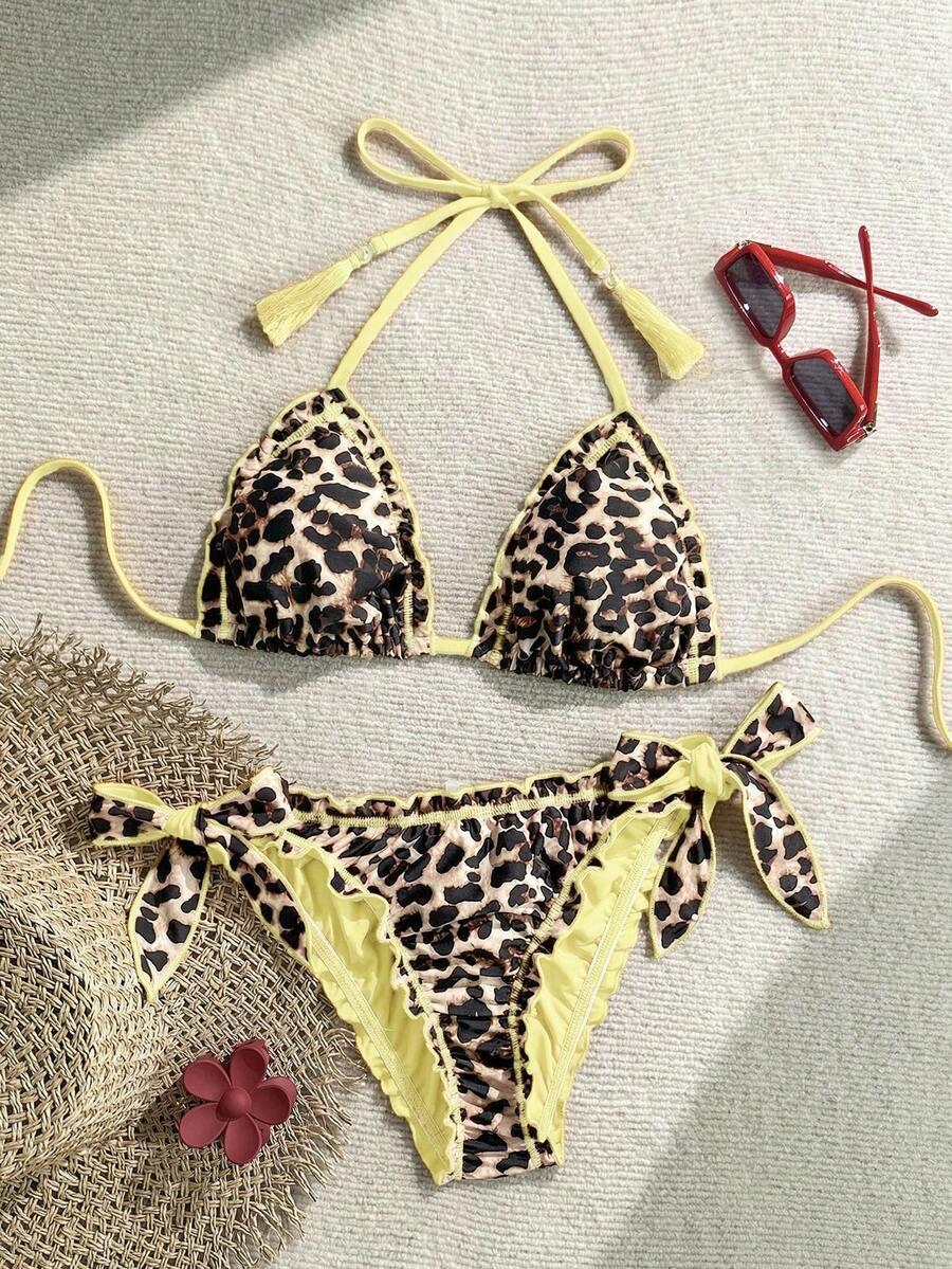 SOLEIA DWUCZĘŚCIOWY STRÓJ KĄPIELOWY ANIMAL PRINT S09__S