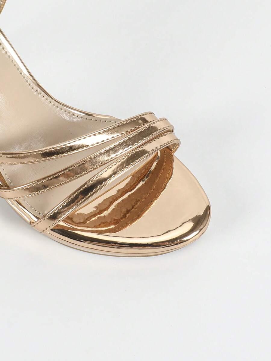 SHEIN ZŁOTE SANDAŁY OBCAS S06__37,5