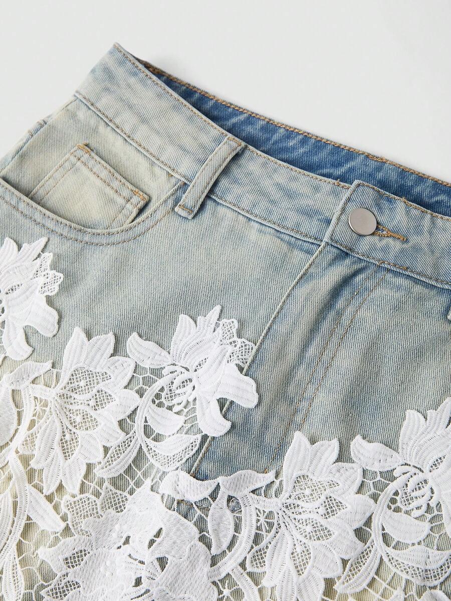SHEIN KRÓTKA SPÓDNICA JEANS S06__XS