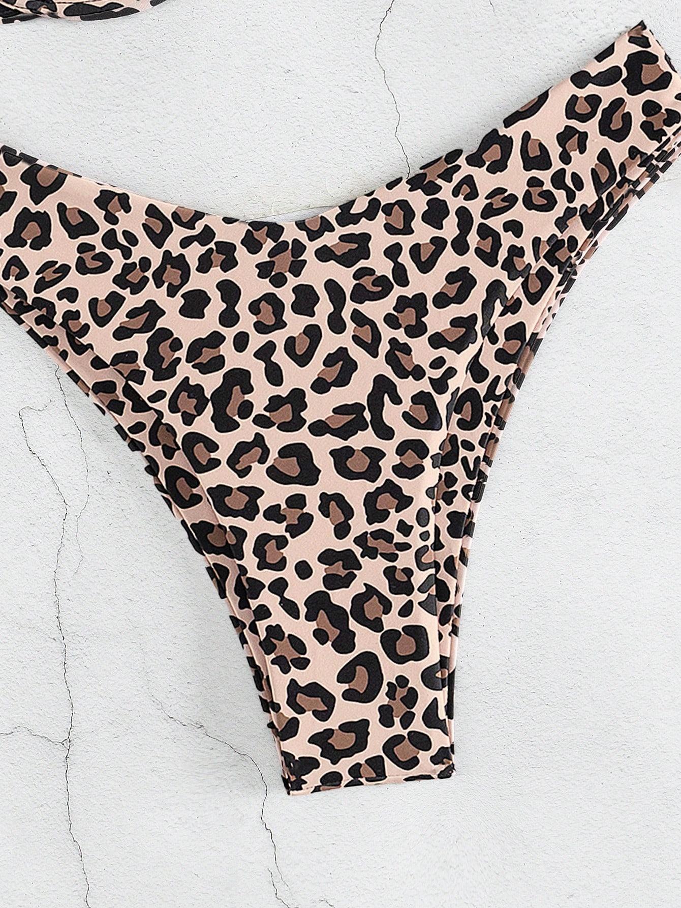 SHEIN KOMPLET BIKINI ANIMAL PRINT PK01__L