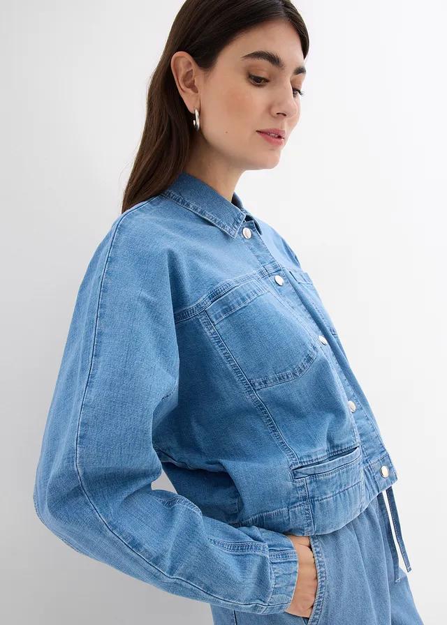 NIEBIESKA KURTKA JEANS SB6__50