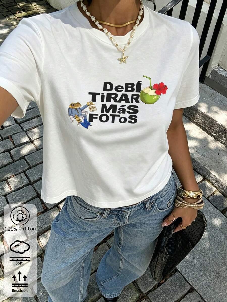SHEIN BIAŁY T-SHIRT KRÓTKI RĘKAW S06__S