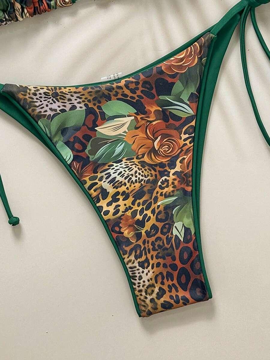 SHEIN DWUCZĘŚCIOWY STRÓJ KĄPIELOWY S09__M