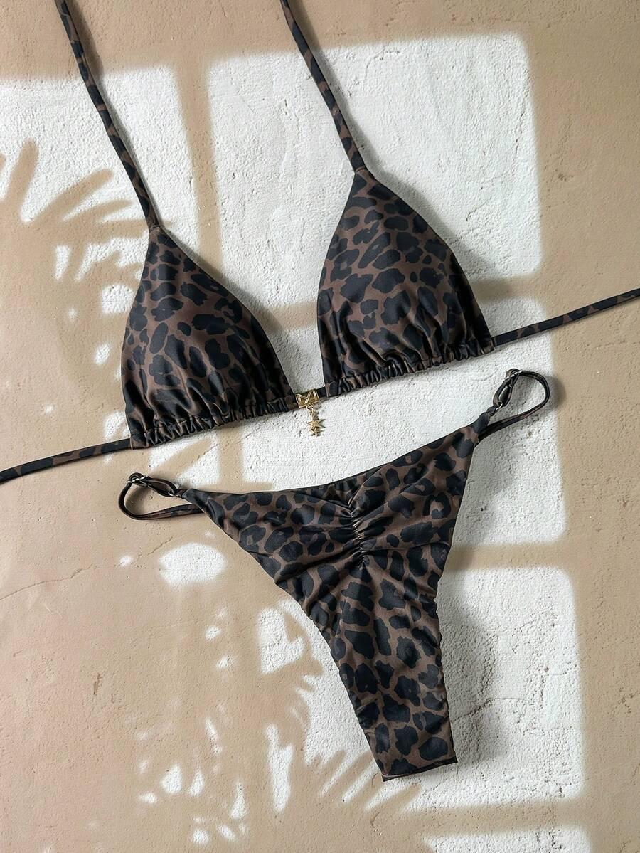 SWIM VCAY DWUCZĘŚCIOWY STRÓJ KĄPIELOWY ANIMAL PRINT S09__XS