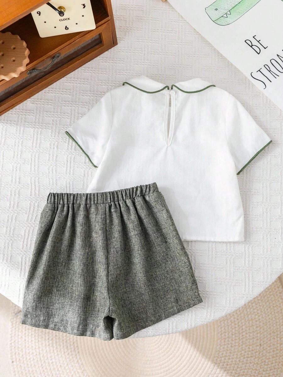SHEIN SPODENKI KOSZULKA KOMPLET S06__80-86