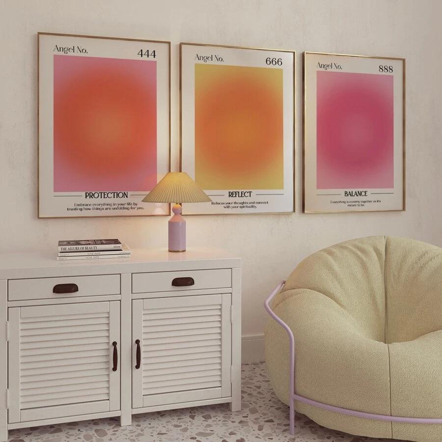 SHEIN PLAKAT BEZ RAMKI 3-PACK S07__50X70