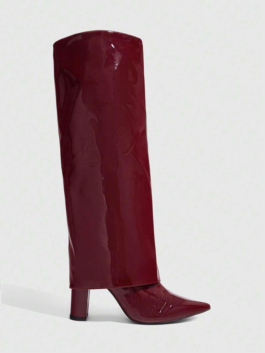 SHEIN BORDOWE LAKIEROWANE KOZAKI W01__37