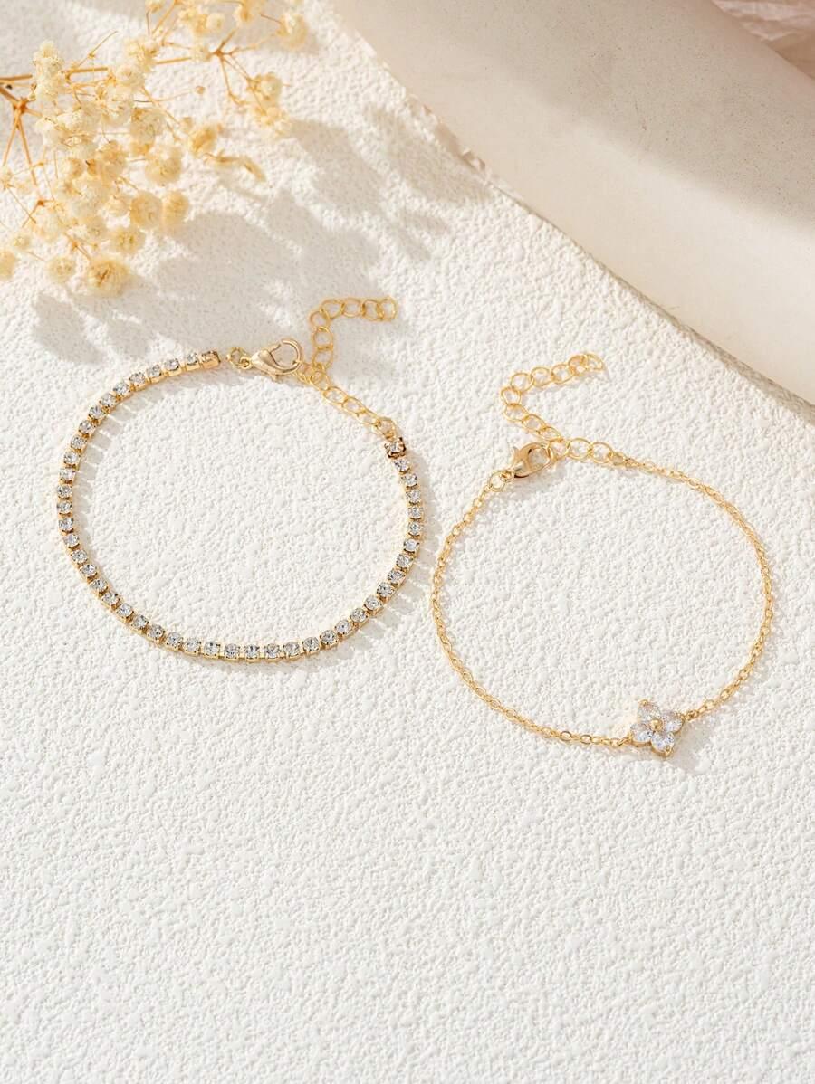 SHEIN ZŁOTA BRANSOLETKA 2-PACK S07__21