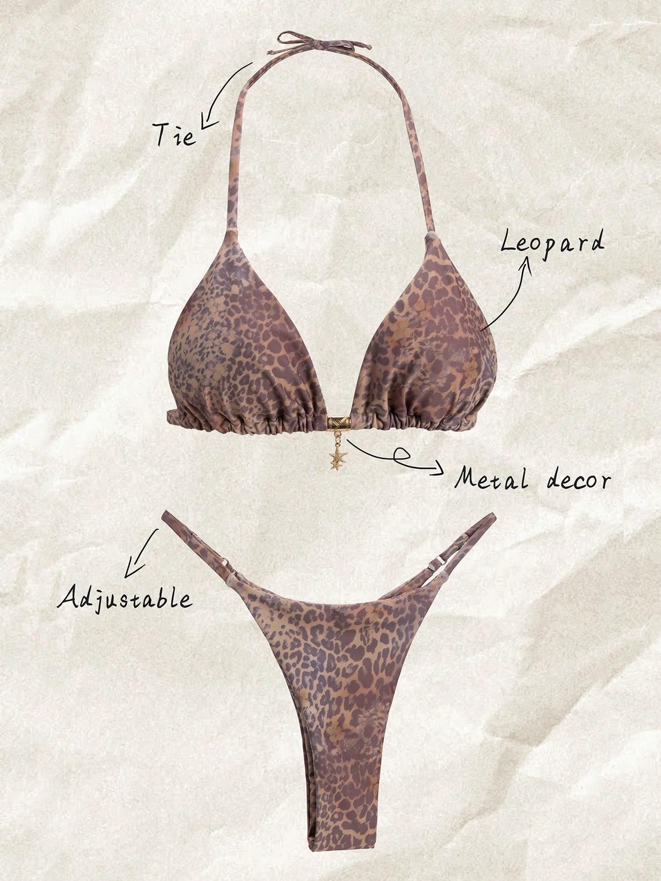 SHEIN DWUCZĘŚCIOWY STRÓJ KĄPIELOWY S09__XS