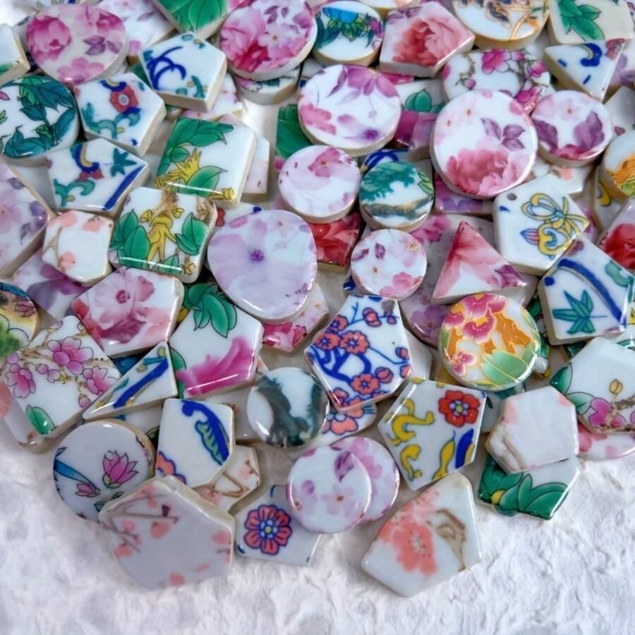 SHEIN PŁYTKI MOZAIKOWE 100SZTUK S07__