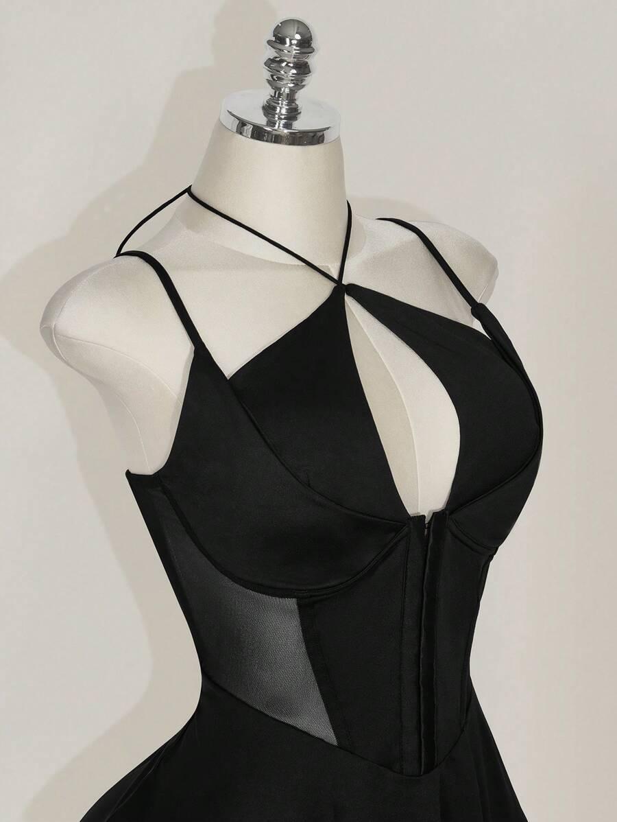 SHEIN CZARNA SUKIENKA MINI S06__48