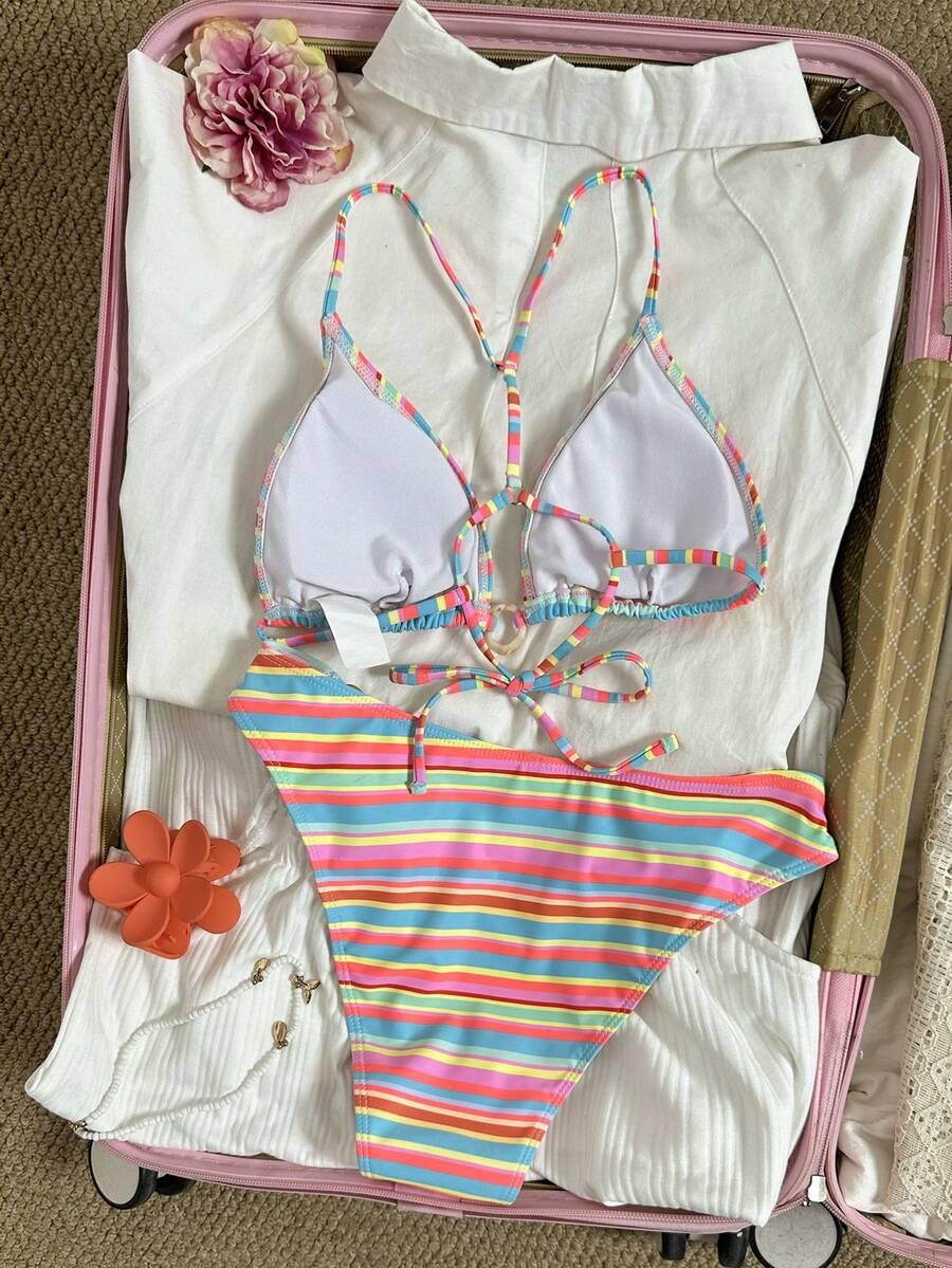 SHEIN DWUCZĘŚCIOWY STRÓJ KĄPIELOWY S09__S