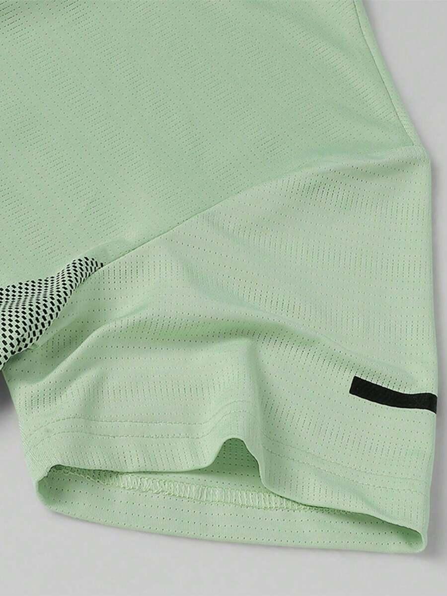 SHEIN ZIELONY T-SHIRT SPORTOWY S06__M