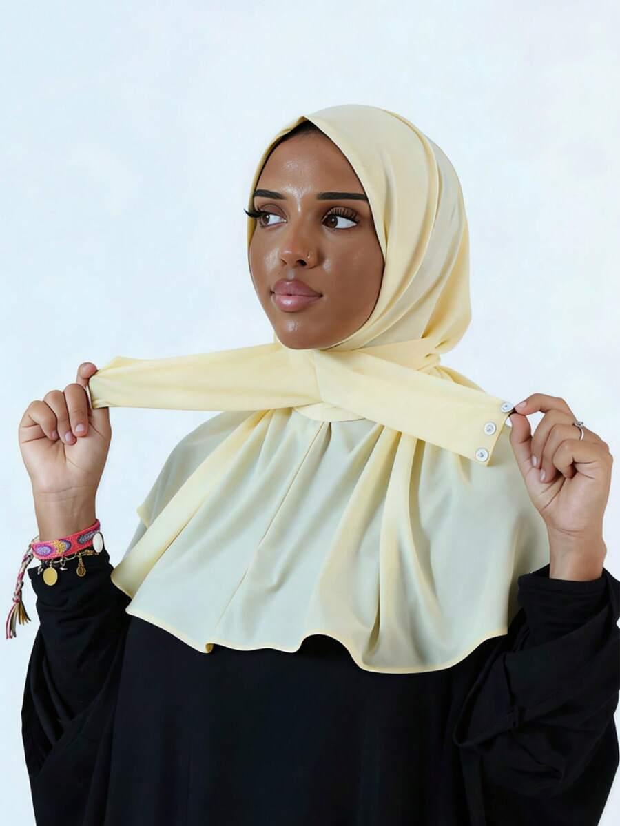 SHEIN ŻÓŁTA CHUSTA HIDŻAB S07