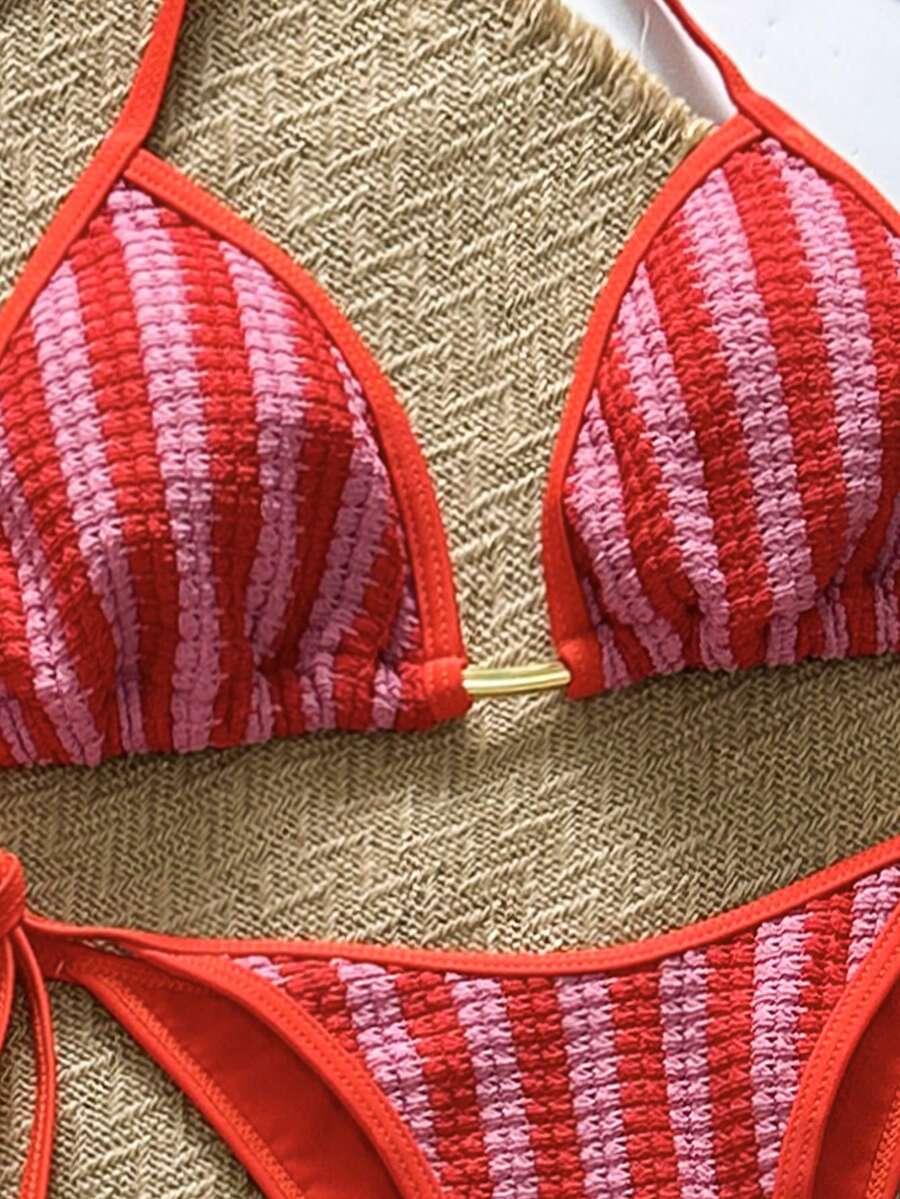 SHEIN DWUCZĘŚCIOWY STRÓJ KĄPIELOWY SPODNIE KOMPLET S09__S