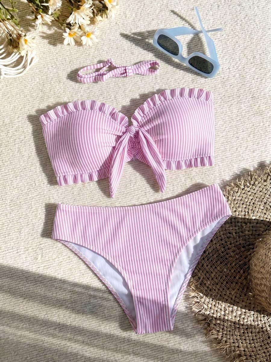 SHEIN DWUCZĘŚCIOWY STRÓJ KĄPIELOWY S09__S