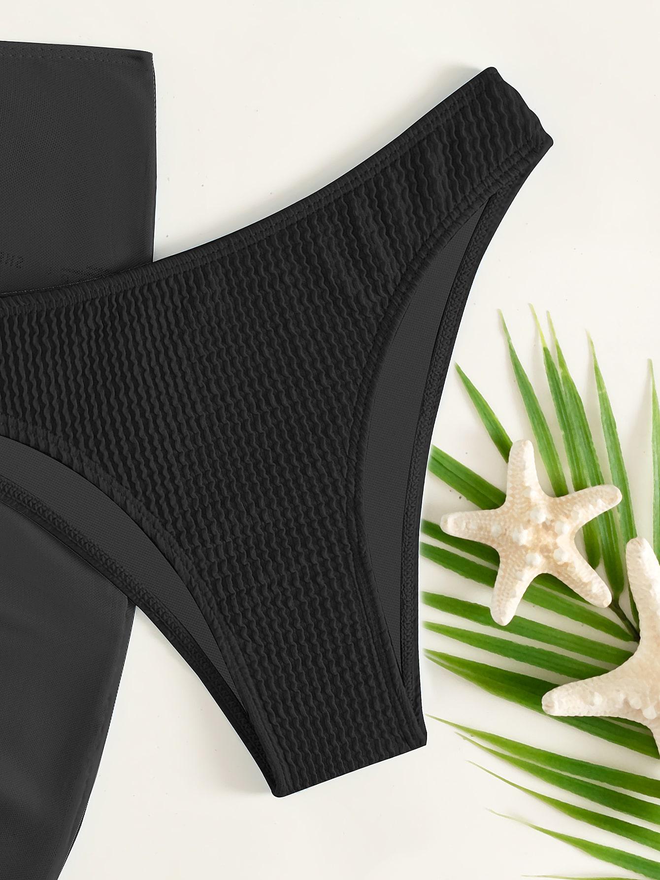 SHEIN DWUCZĘŚCIOWY STRÓJ KĄPIELOWY SPÓDNICA S09__S