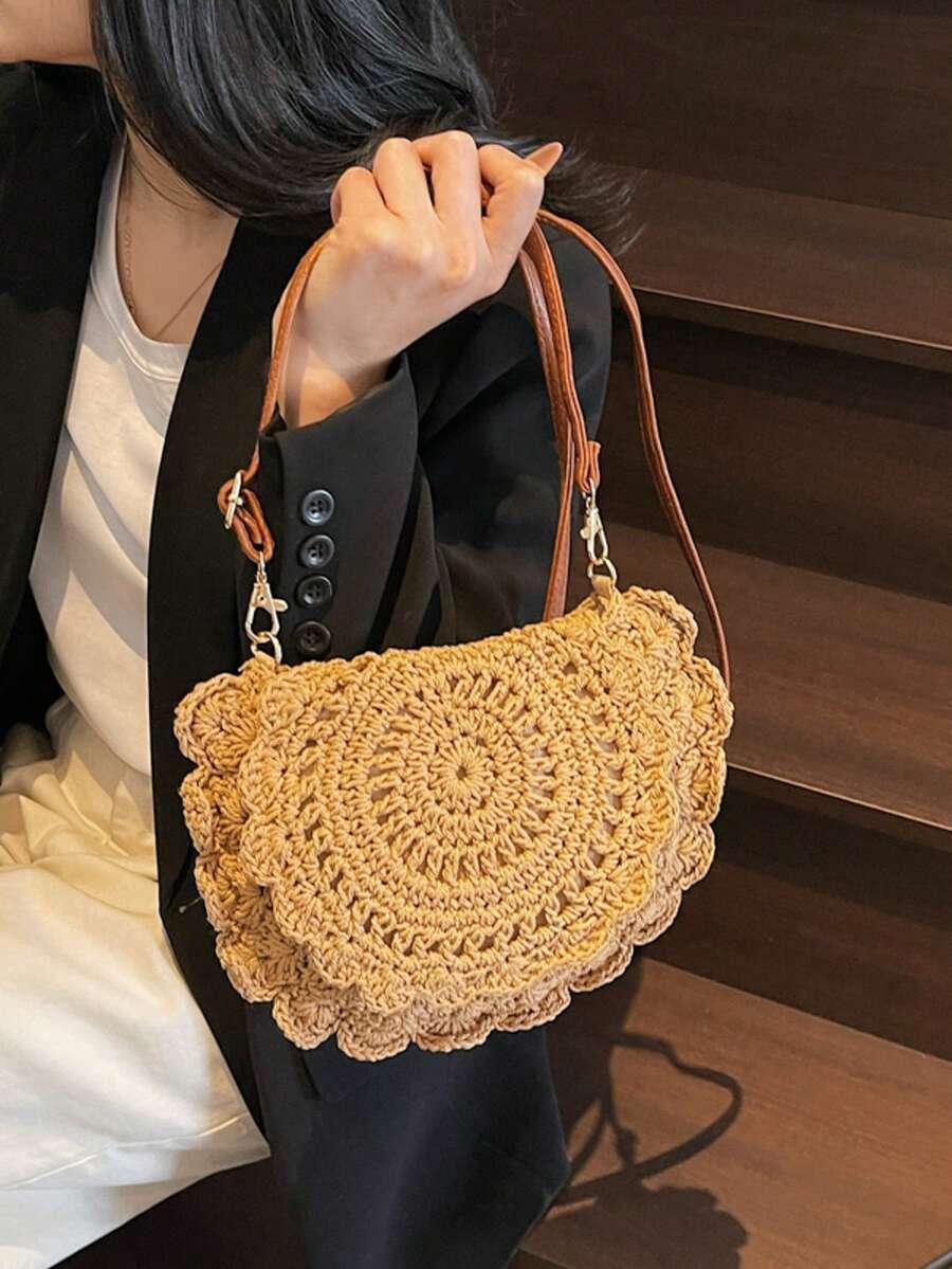 SHEIN BRĄZOWA TOREBKA NA RAMIĘ S07__23X17