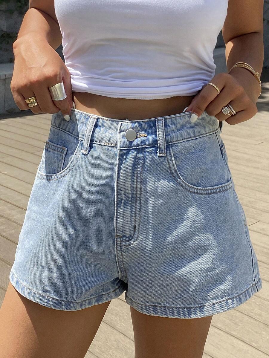 SHEIN KRÓTKIE SPODENKI JEANS S06__XS