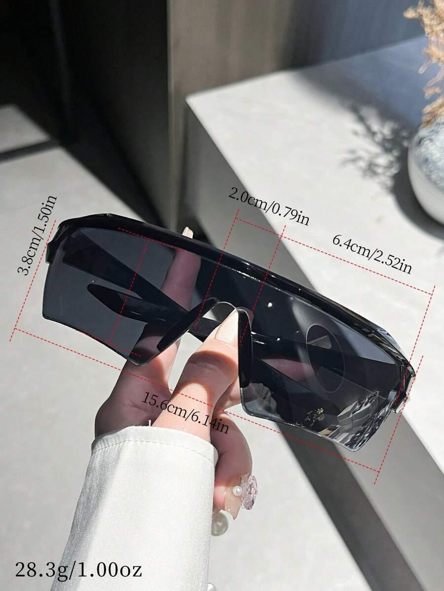 SHEIN CZARNE OKULARY PRZECIWSŁONECZNE S07
