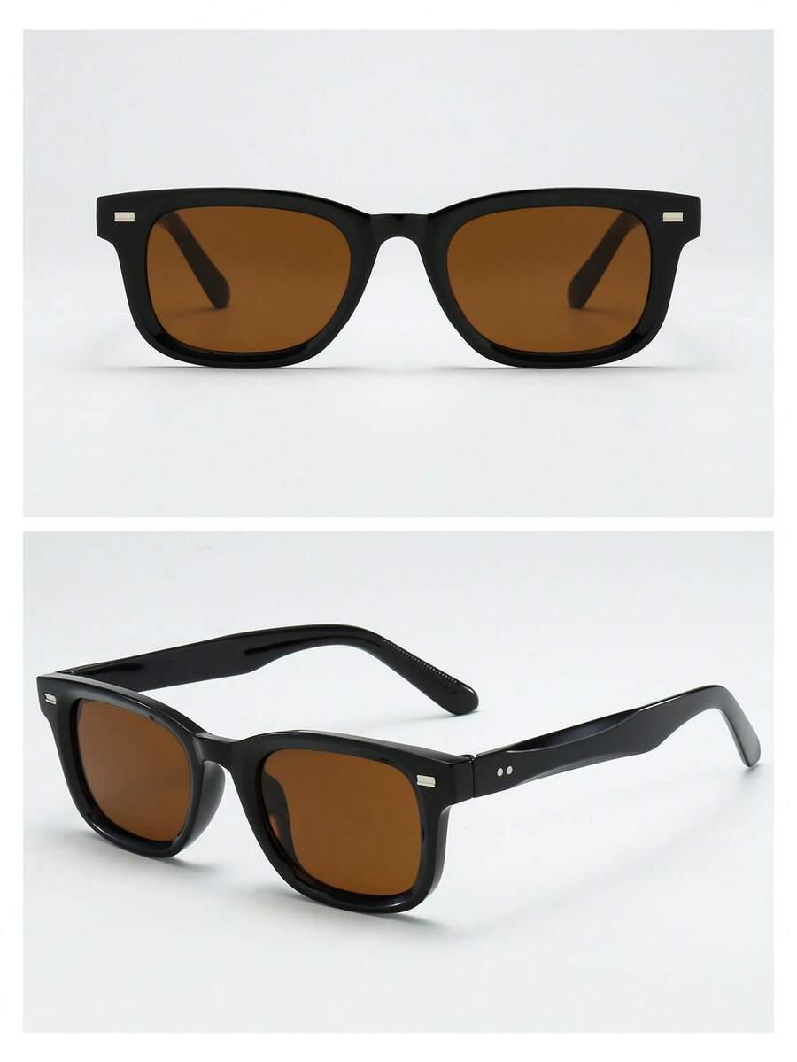 SHEIN CZARNE OKULARY PRZECIWSŁONECZNE S07